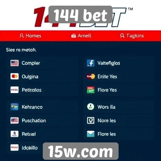 Métodos de pagamento disponíveis no site 144 bet